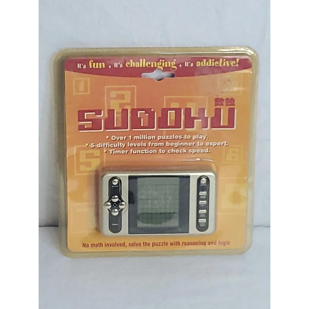 Vintage Handheld Electronic Sudoku Travel Game -‎ NEW NOS